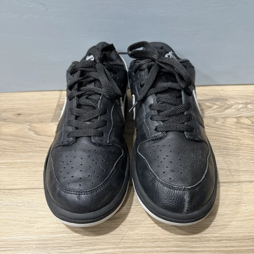 2005 Nike Dunk Low Black Neutral Grey Mens Size 8 Sneaker 309431-002